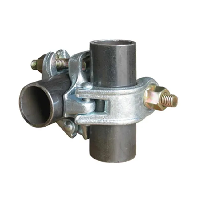En74 Drop Forged German Type Double Coupler 48.3mm Right Angle Coupler