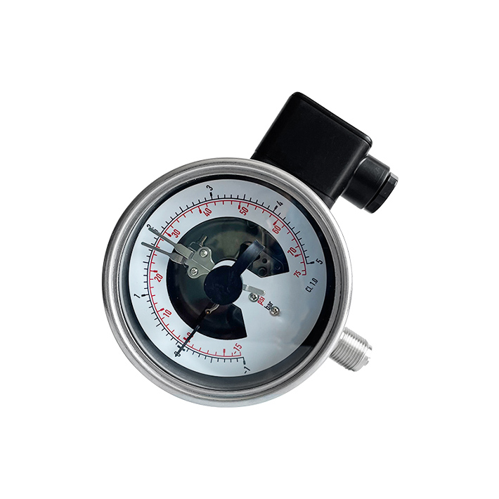 OEM China Suppliers Electric Contact Pressure Gauge – 5 Bar / 75 PSI, All-SS, Automatic Control & Alarm Factory Output Manufacturers, Factories