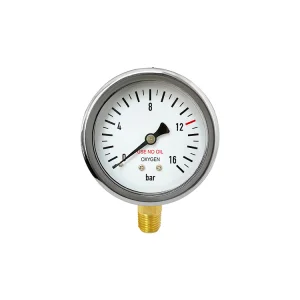 CE Certification 2.5 Oxygen Pressure Gauge