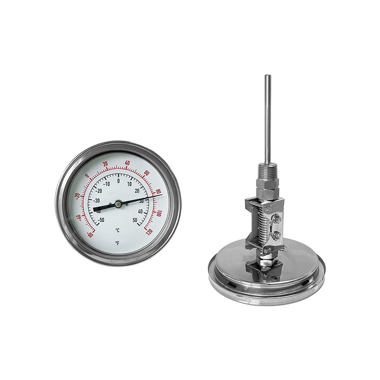 CE Certification Adjustable Every Angel Mount Stainless Steel Bi-metal Thermometer Suppliers, Factories