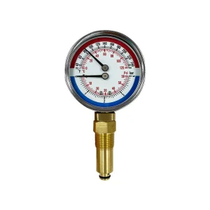 Combined Pressure & Temperature Compound Gauge