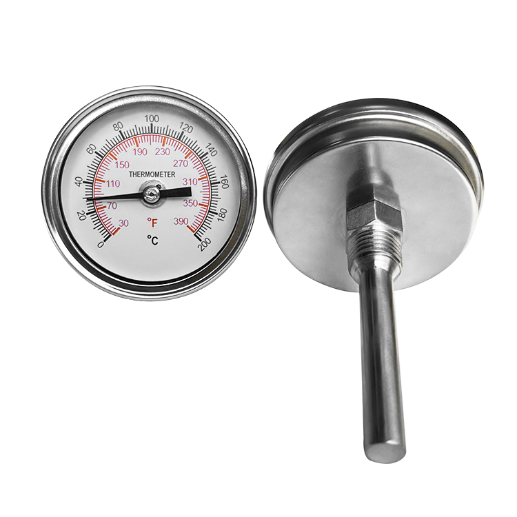 OEM Back Connection Mounted Stainless Steel Bimetallic Thermometer - Reliable Temperature Measurement from China Suppliers and Factory Manufacturers, Supplier