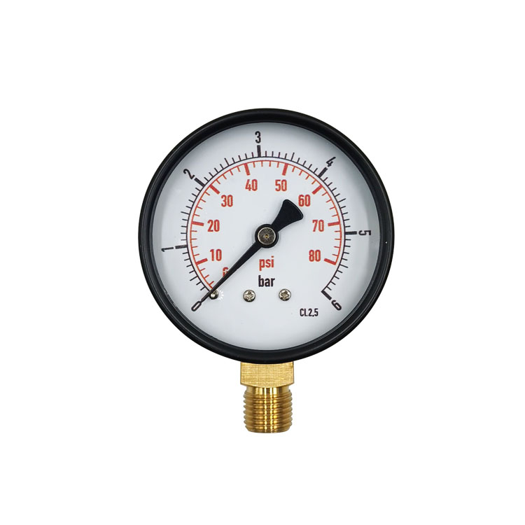 CE Certification 2.5 Black Steel Mechanical Pressure Gauge – Reliable Air Manometer from China Suppliers and Factory for Industrial Use Manufacturer, Factory