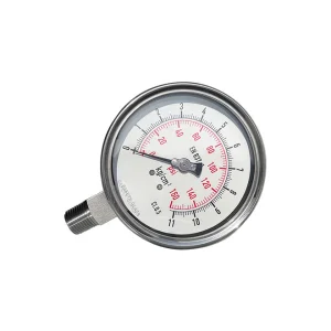 CE Certified Vibration-Resistant Stainless Steel Pressure Gauge