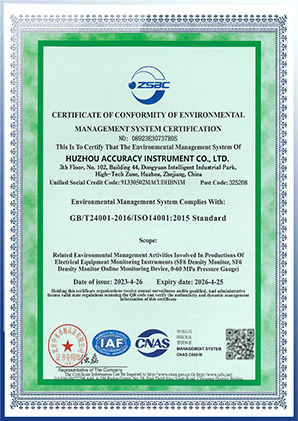 Metrology ISO Certificate 6