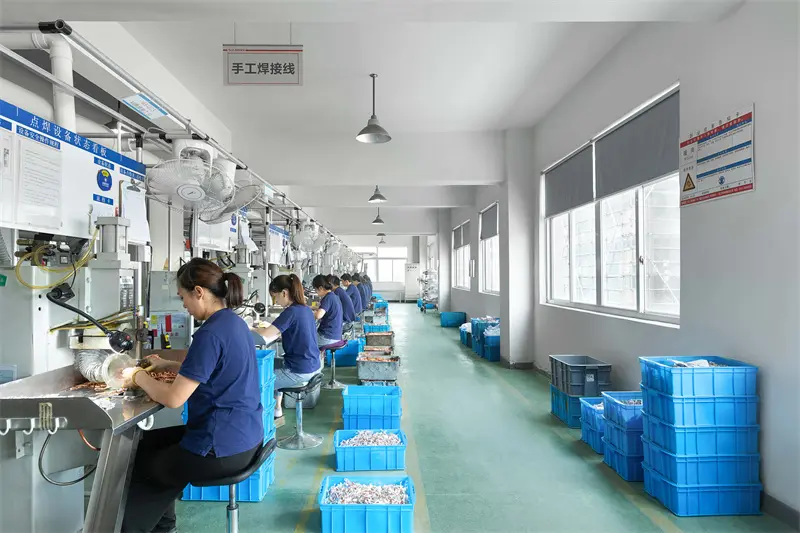 Metal welding mccb line