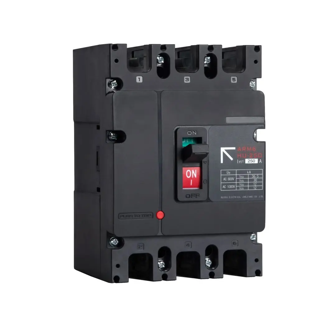 Wholesale Photovoltaic Solar MCCB 800VAC/1000VAC/1140VAC 250A 3 Pole - China Suppliers Factory Quality Circuit Breaker Manufacturer, Suppliers