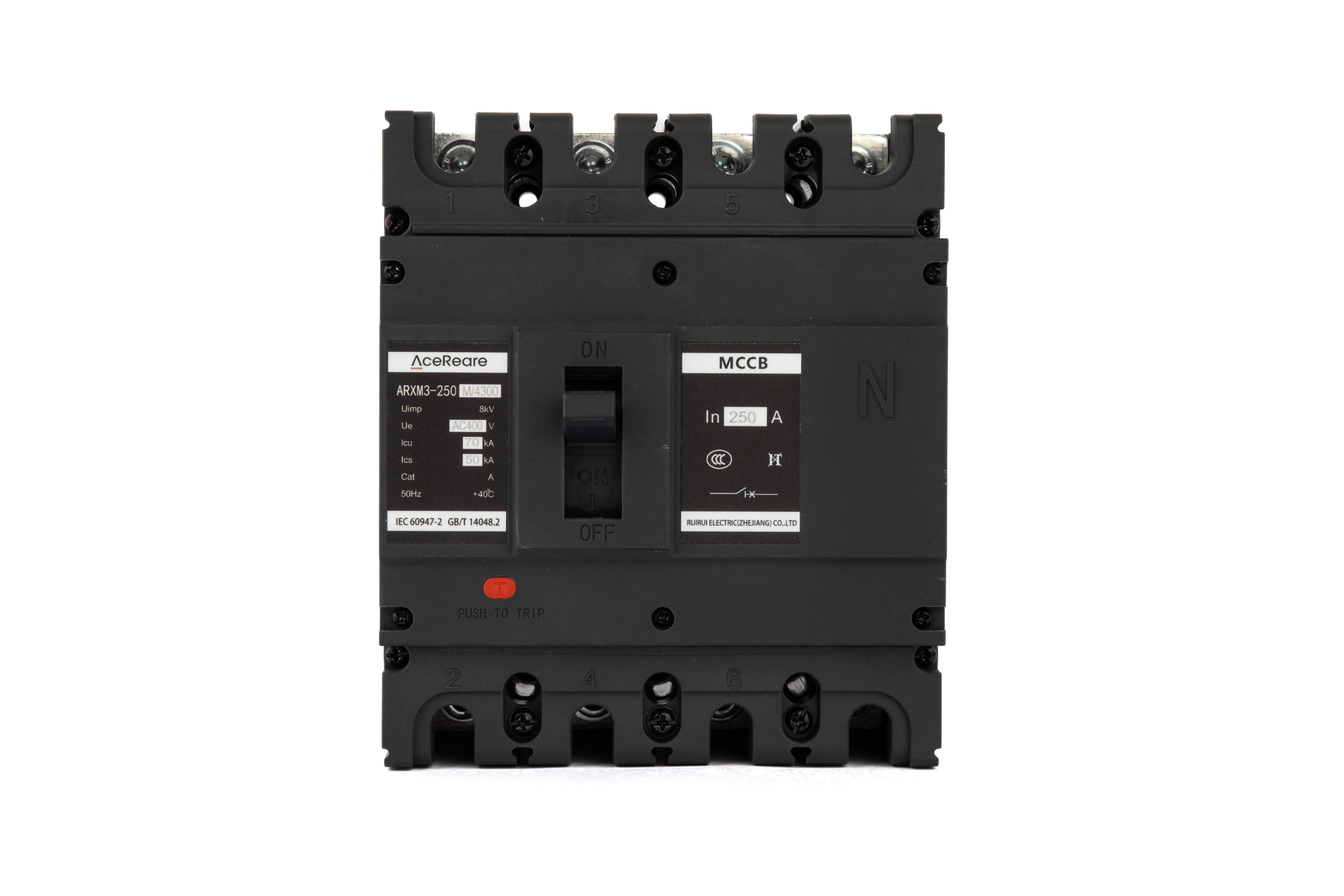 Wholesale ARXM3 Series Industrial Circuit Breaker 400V/690V, 63A to 250A, 4 Poles - China Suppliers Factory Factories, Factory