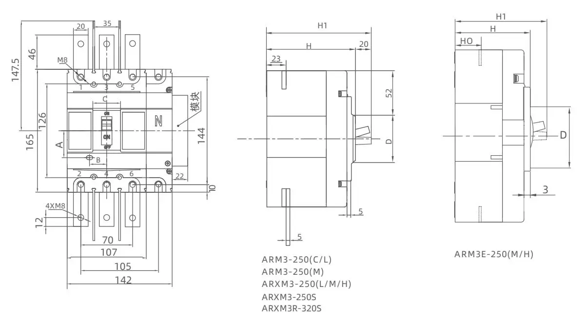 front panel wiring
