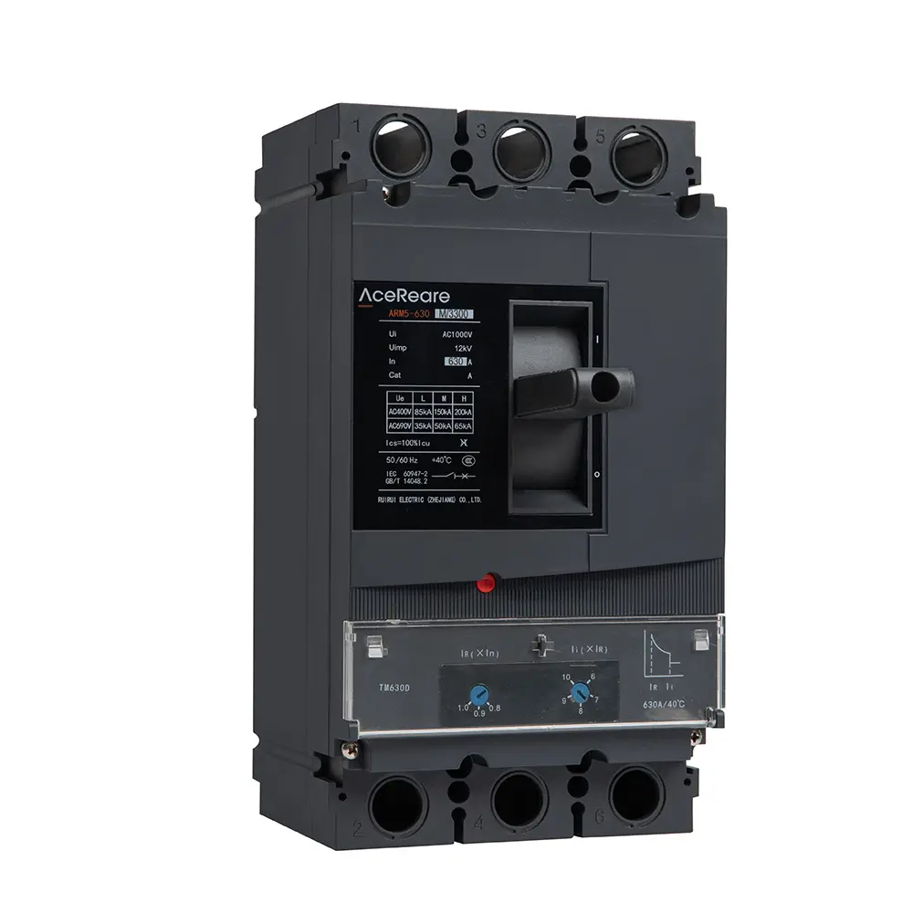Wholesale Thermal Magnetic MCCB 200kA ICU ICS 3/4 Poles 400A 630A 400V/690V from China Suppliers and Factory Manufacturers, Supplier