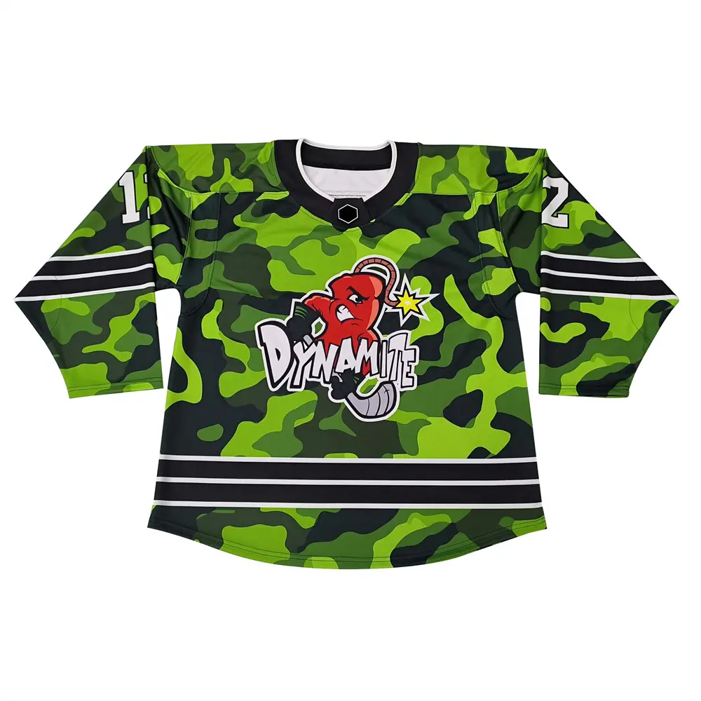 Custom Made Youth Ice Hockey Jerseys Sublimation Printed Breathable Wear