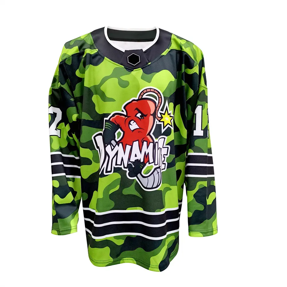 Custom Made Youth Ice Hockey Jerseys Sublimation Printed Breathable Wear