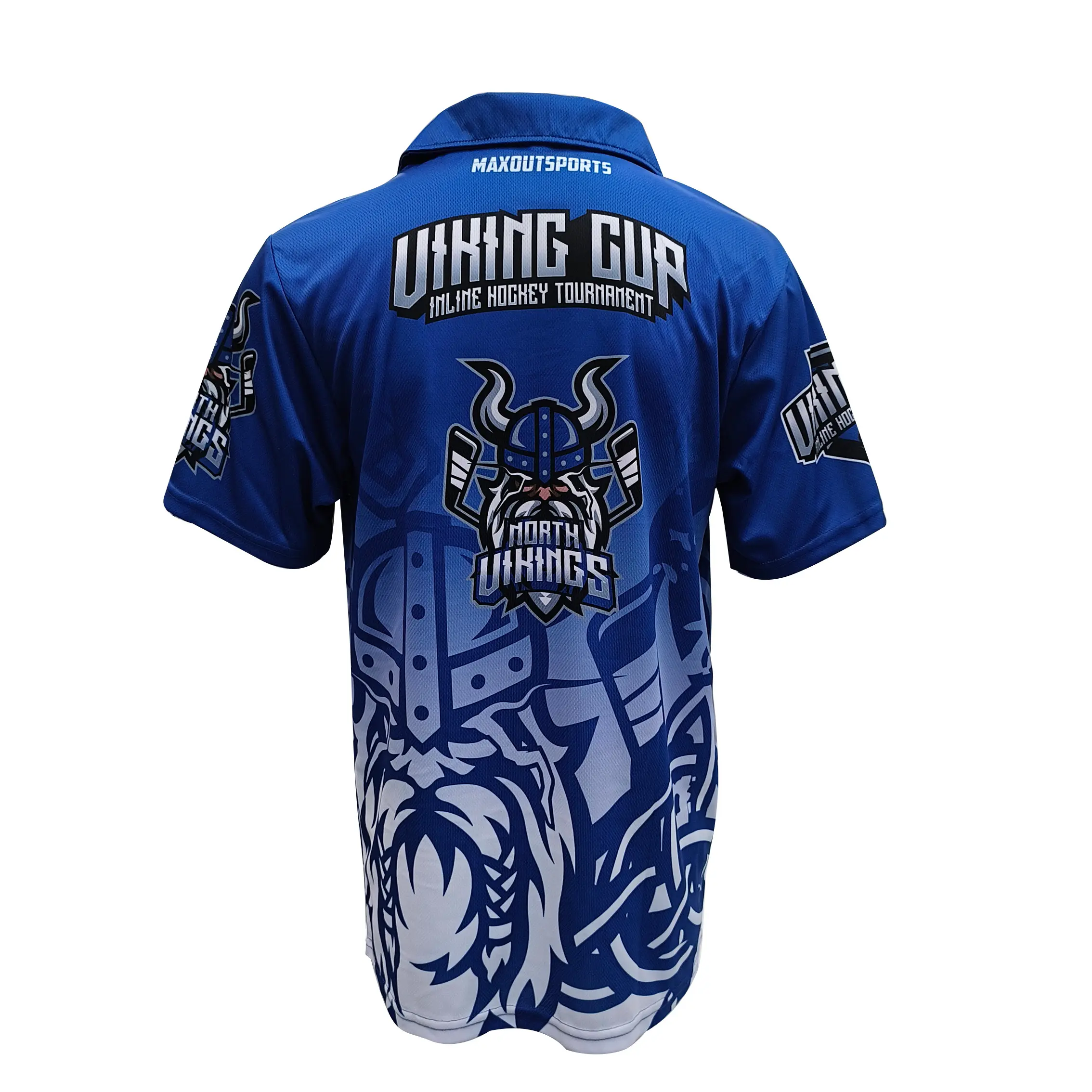 Custom Men's Sublimation Polo Shirt 100% Polyester Short Sleeve