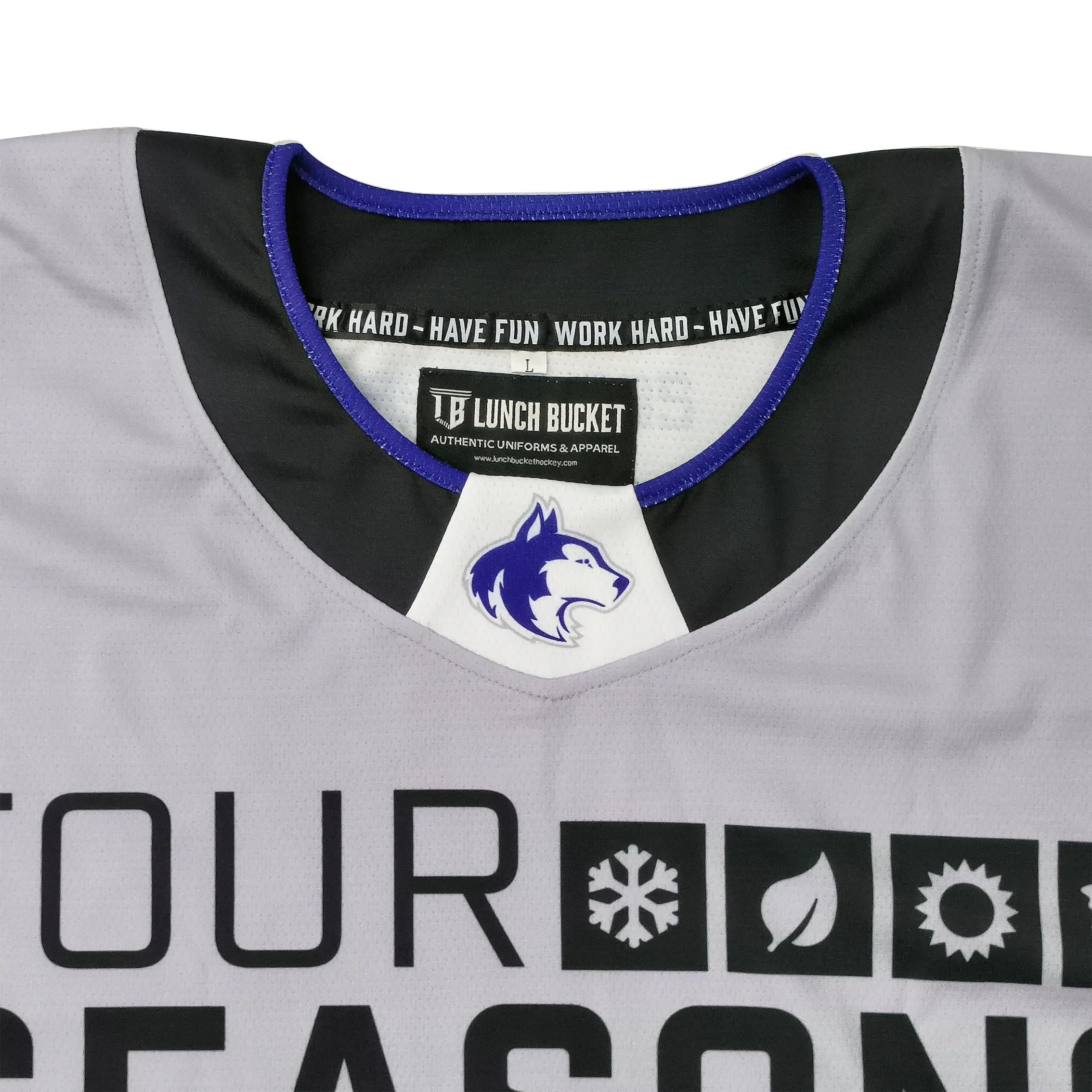 Custom Sublimation Printing 100% Polyester Team Player Ice Hockey Jersey