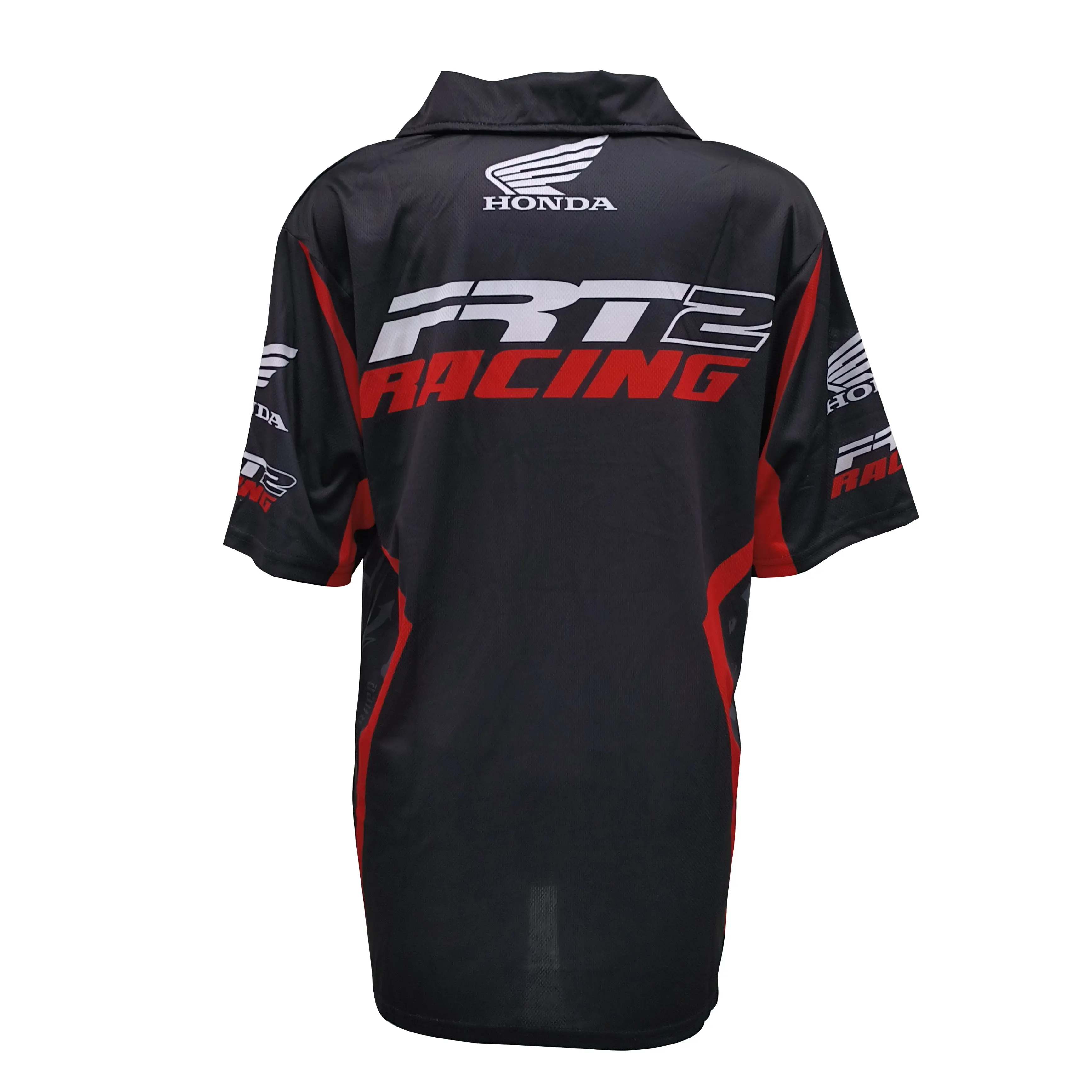 Custom Heat Sublimation Printing Mens 3 Button Polo T Shirt Quick Dry Fit 100% Polyester Breathable Polo Shirts-1