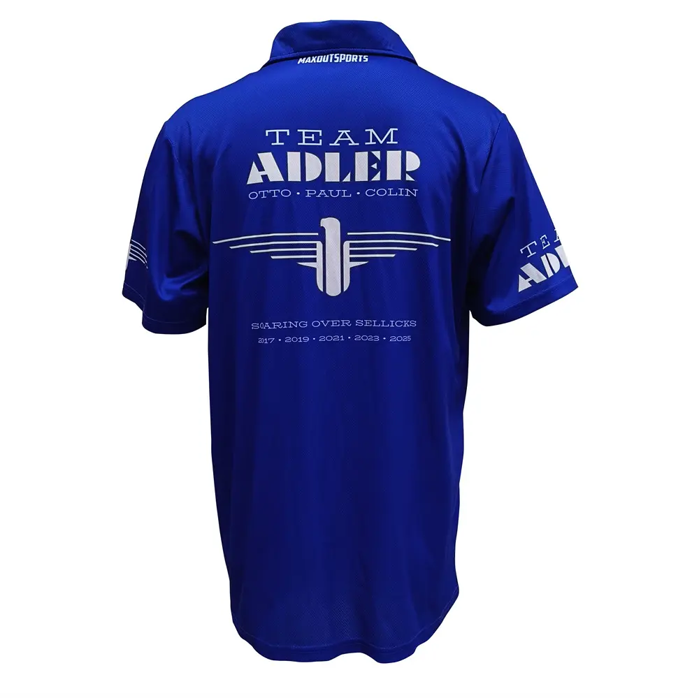 OEM Sublimation Printed Sport Plain Shirt Polo Shirt Custom Logo Men's Polo Shirt Short Sleeve 100%Polyester Mesh Short Sleeve Sublimation Shirt Manufacturer, Factory