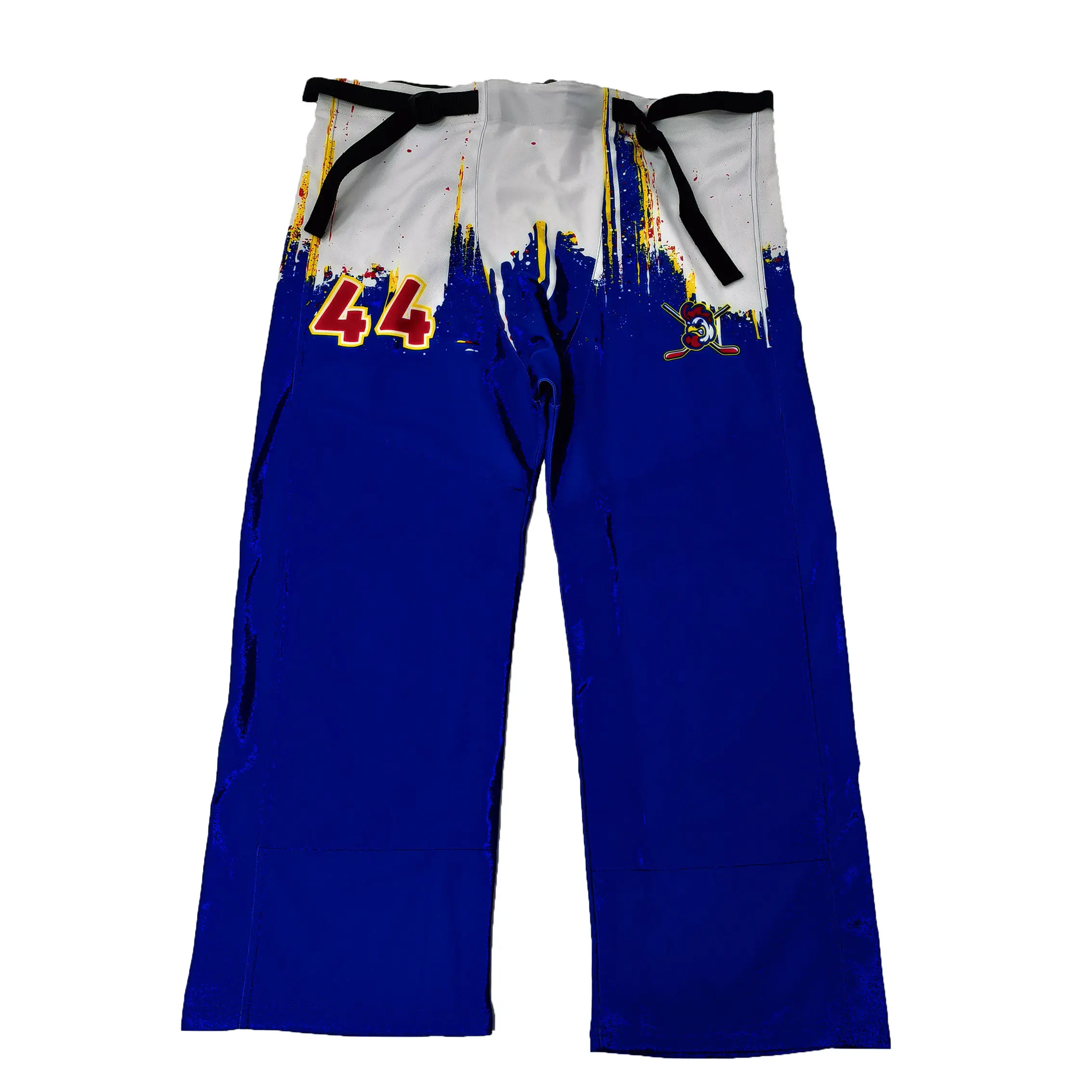 Custom Men's White and Blue Long Pants - Stylish Casual Wear Suppliers, Products