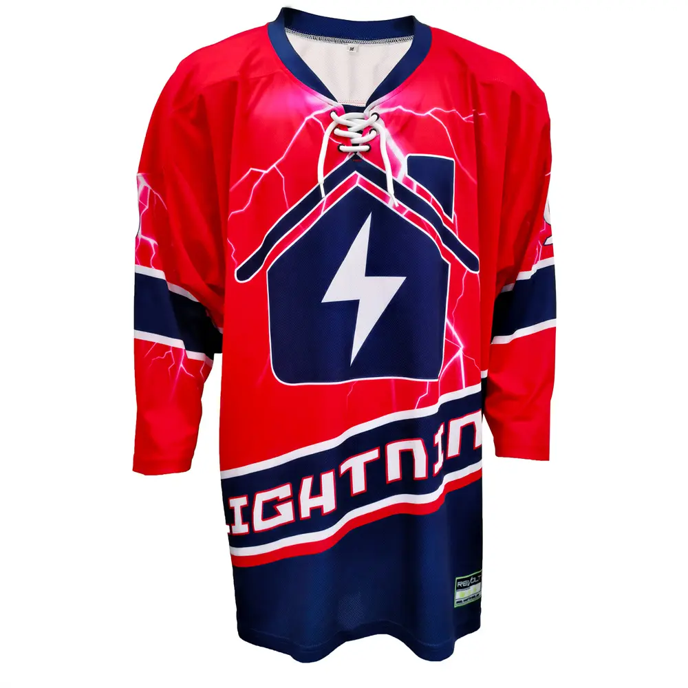 Custom Logo Lace up Uniforms Cheap Sublimated Ice Hockey Jerseys Sports Wear