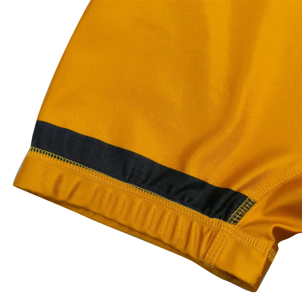ODM Bright Yellow Custom Wrestling Singlet With Black Trim Manufacturers, Factory