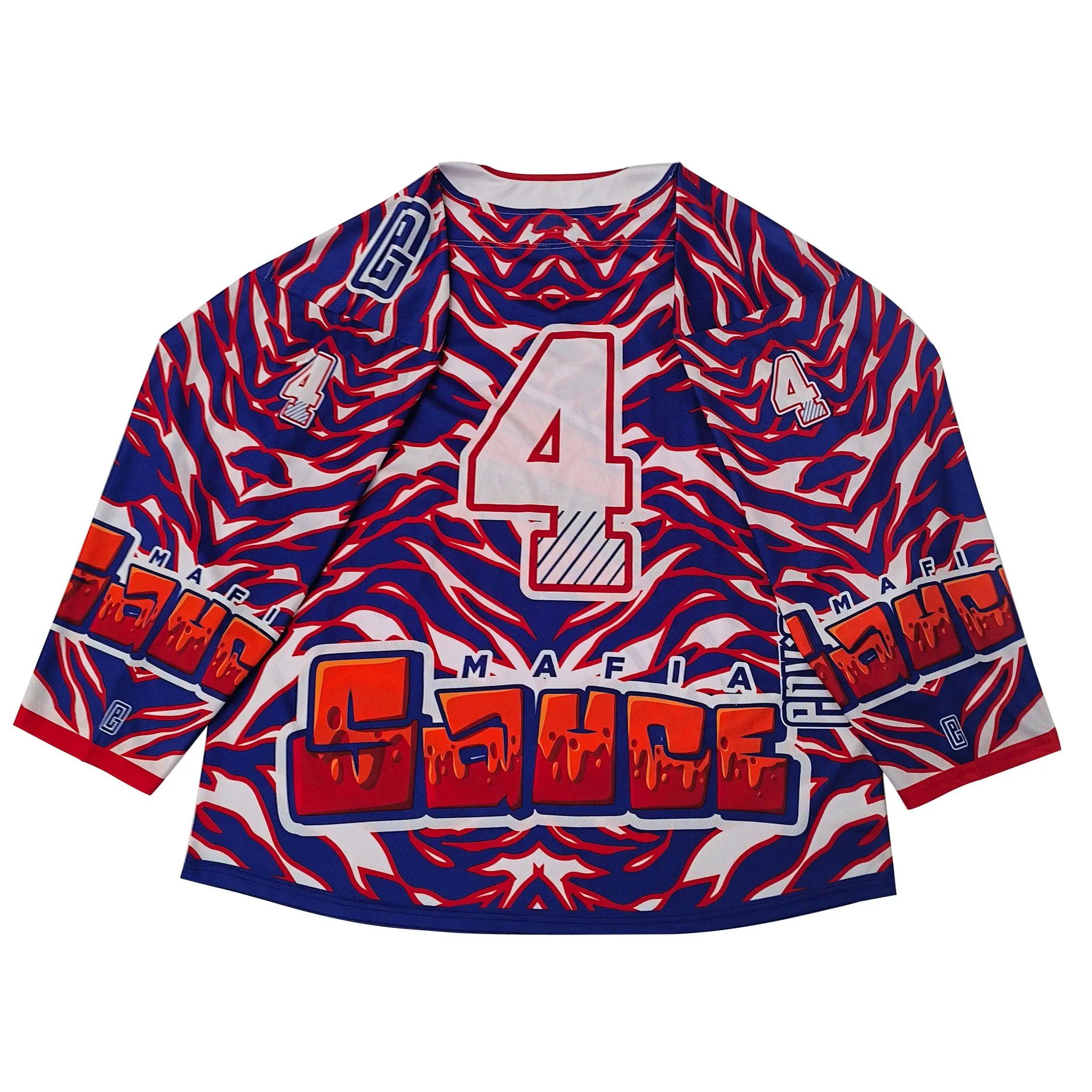 Custom Ice Hockey Jersey, Breathable Mesh, Personalized Print Team Uniform