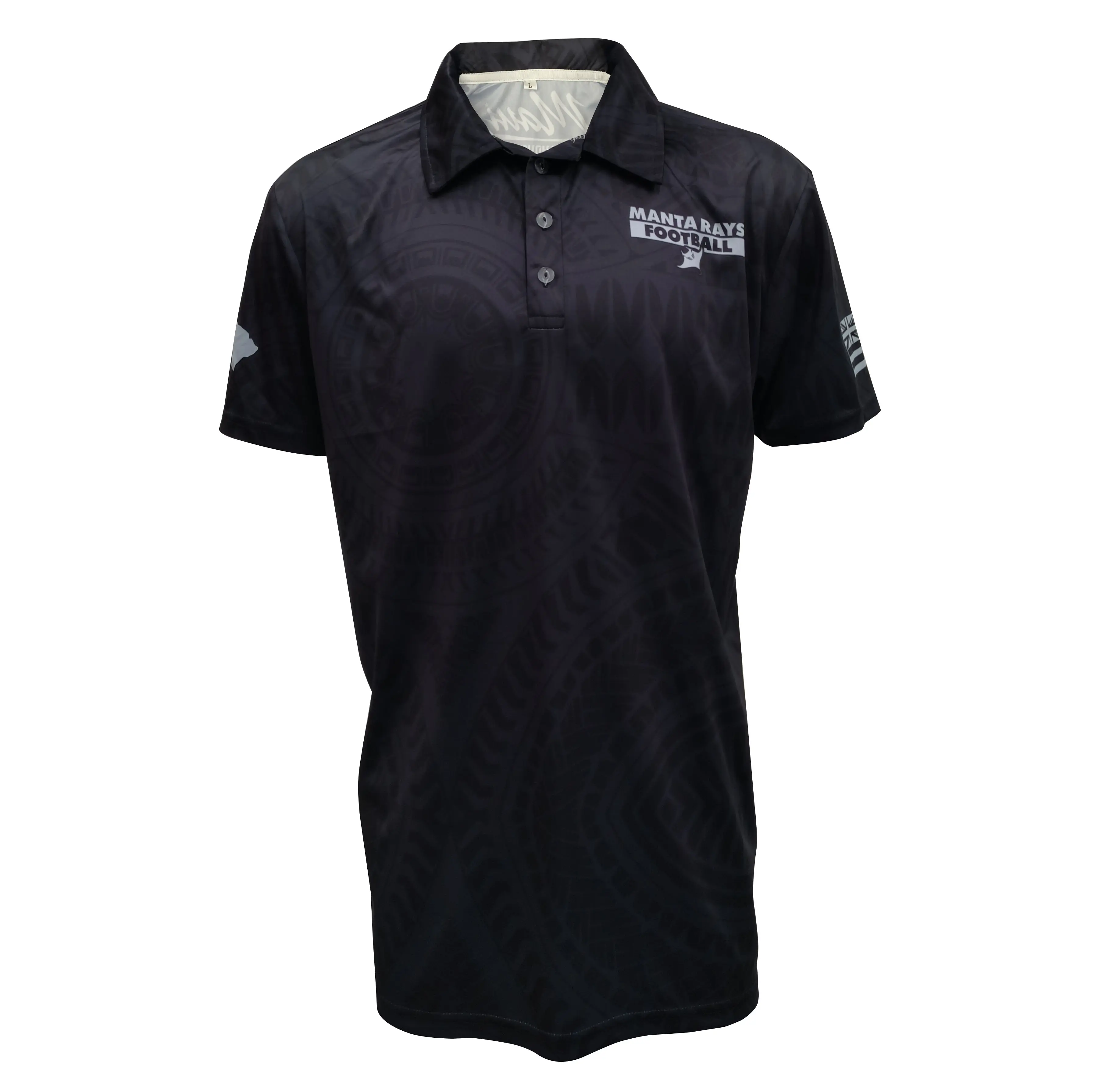 Custom Hot Design Sublimated Printing Polo Shirt Stand-up Button Polo shirts