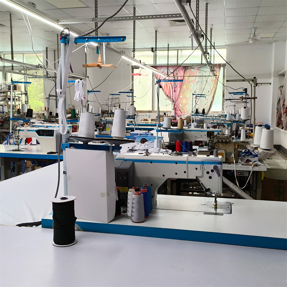 Industrial sewing machine at Achieve Sportswear Shenzhen factory