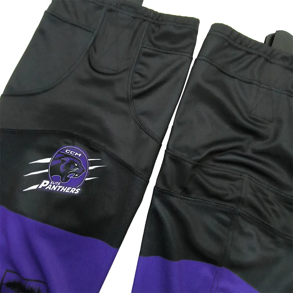 Custom Sublimated Ice Hockey Socks with Hook & Loop