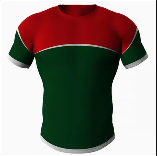 Turquoise Speedline Athletic Rugby Jersey (3)