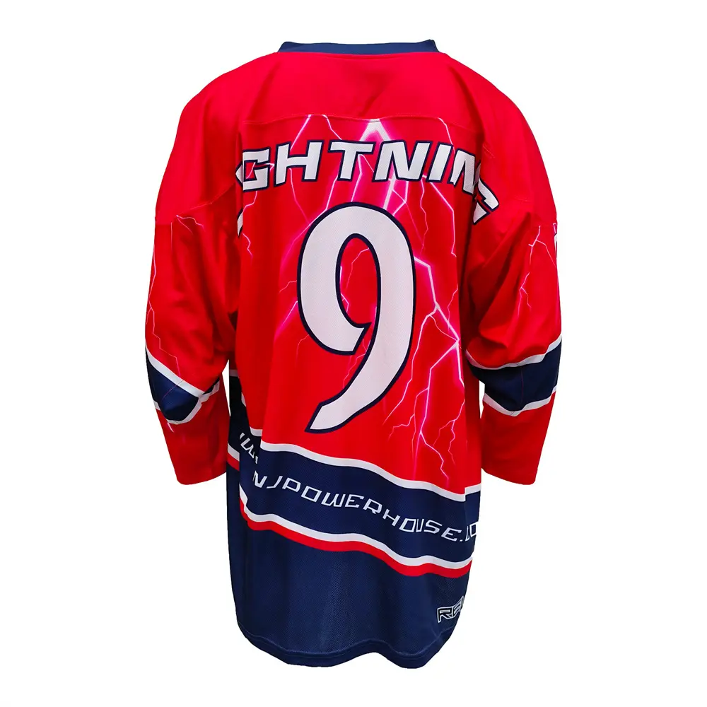Custom Logo Lace up Uniforms Cheap Sublimated Ice Hockey Jerseys Sports Wear