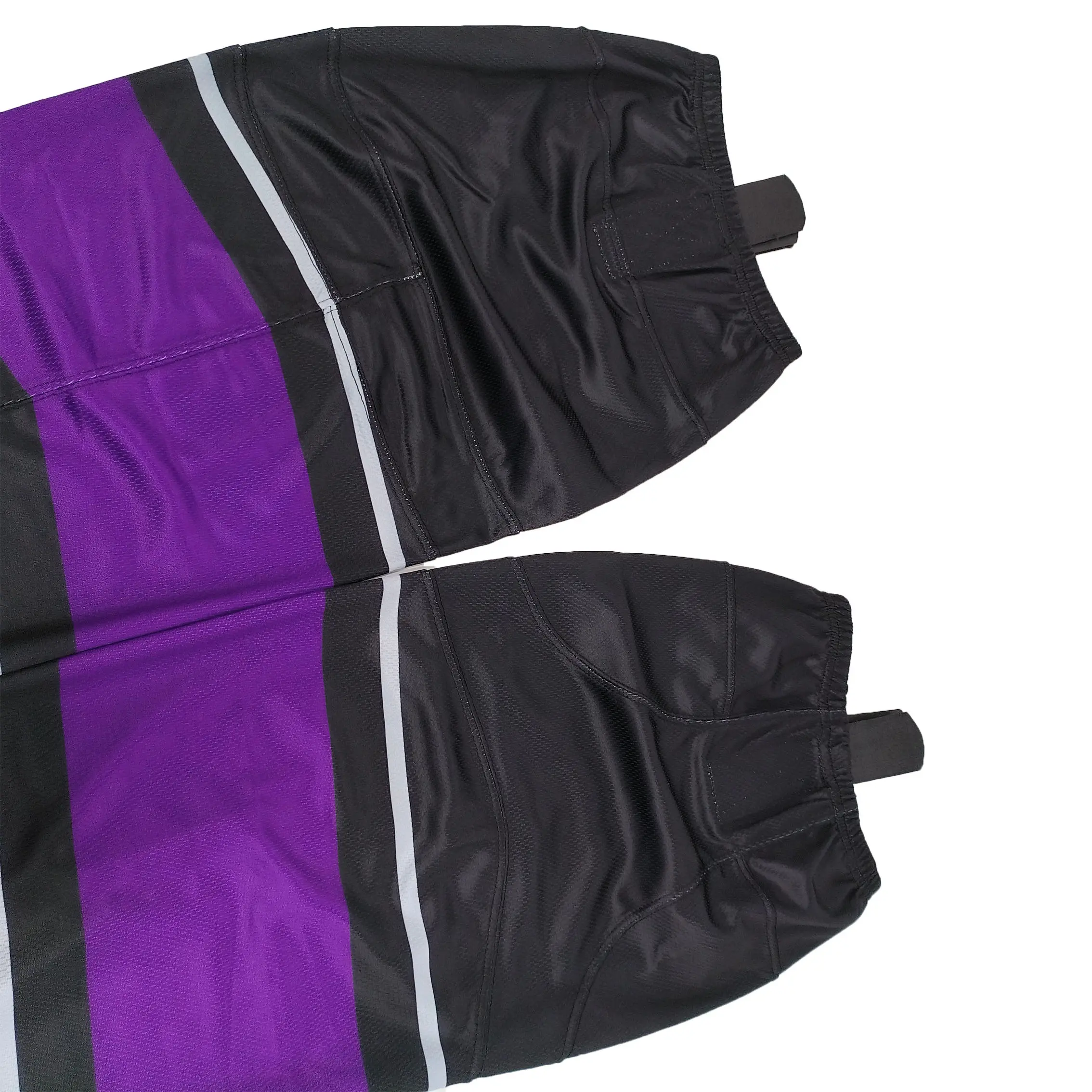 Custom Striped Ice Hockey Socks - Professional Breathable Training Gear