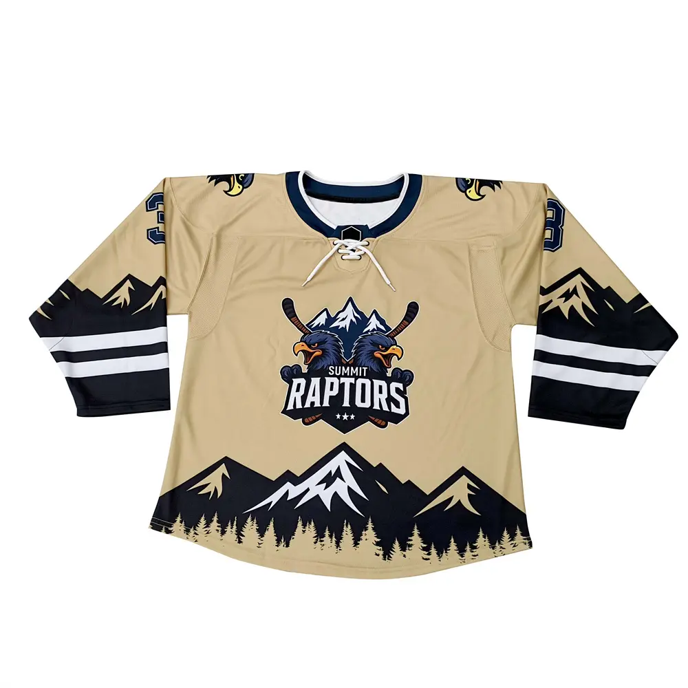 Custom Jerseys 100% Polyester Sublimation Ice Hockey Shirt Sport Wear