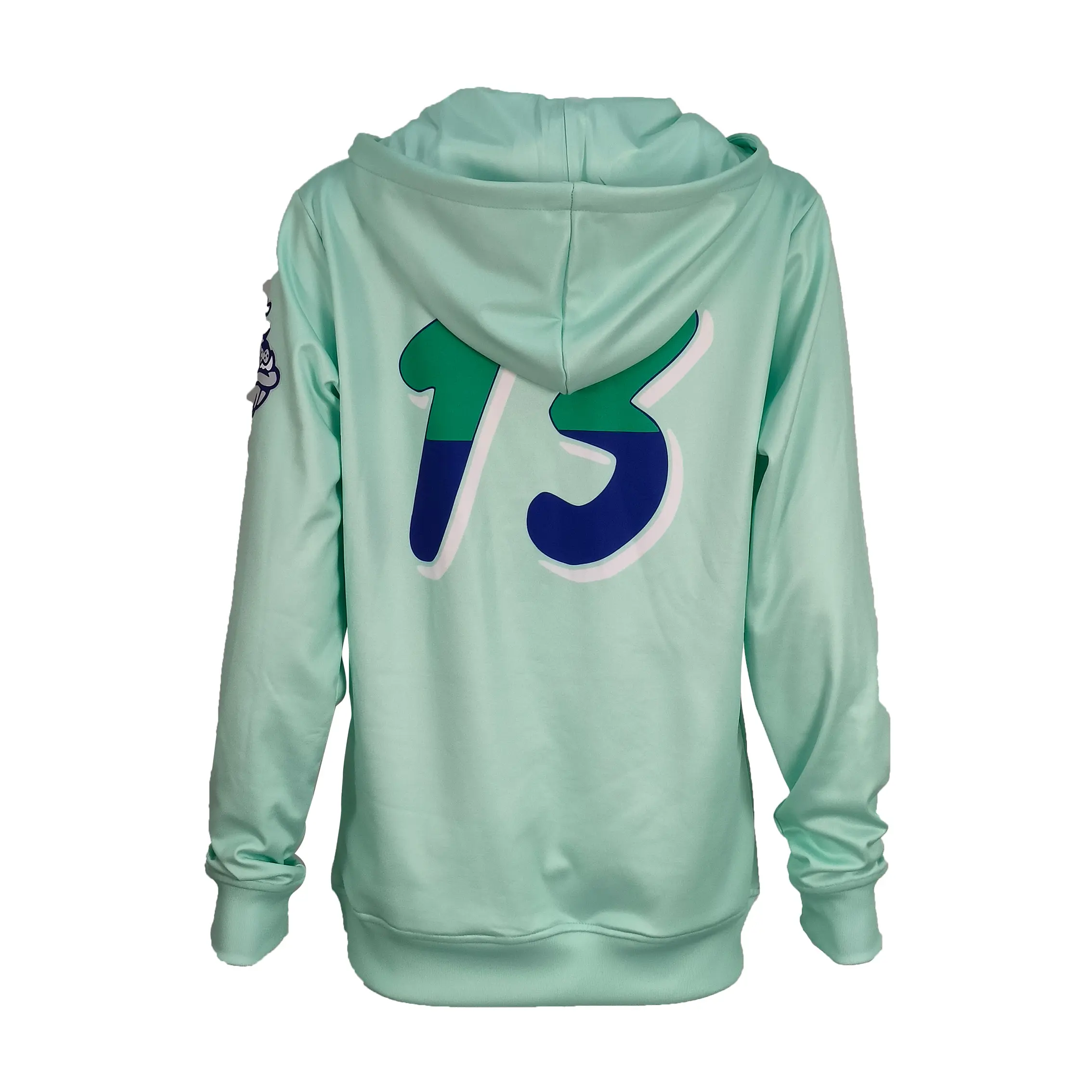Custom Lace-Up Hockey Style Hoodie – Lightweight Polyester, Team Logo Sublimation