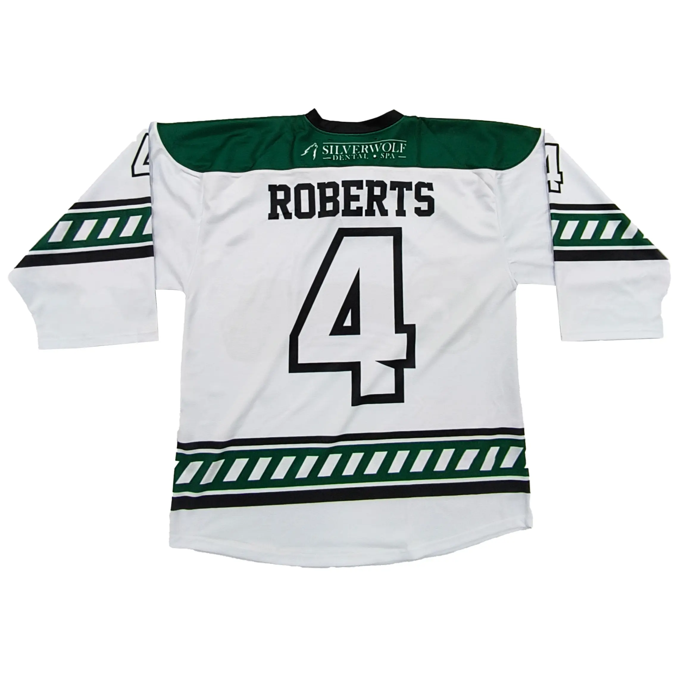 Custom Green Train Logo Ice Hockey Jersey Lace Neck Full Sublimation Printing Jerseys