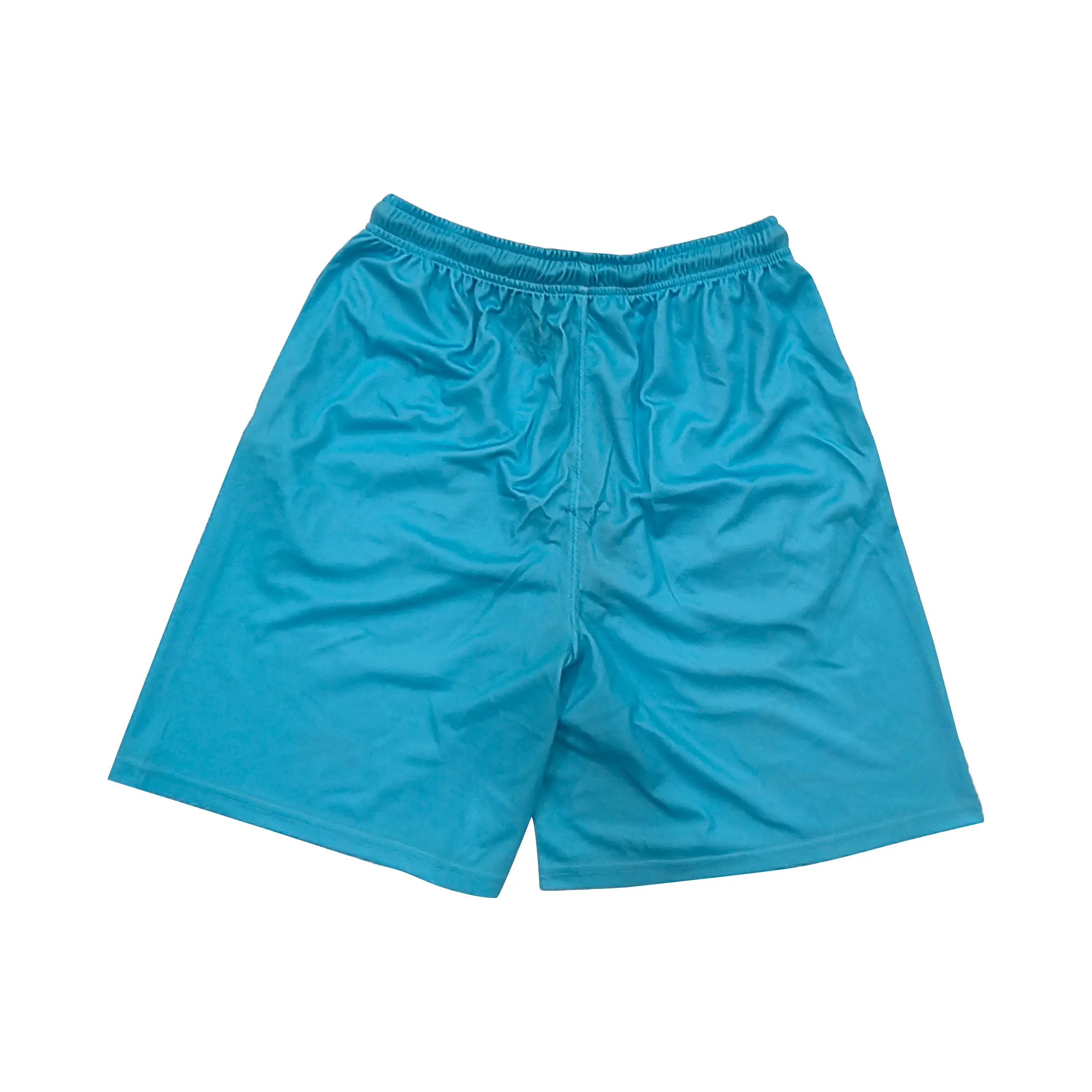 Custom Teal Color Sublimated Quick Dry Breathable Loose Version Shorts
