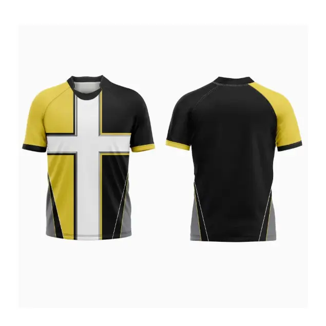 Wholesale Sublimation Cross-Panel Performance Rugby Jersey Factories, Product