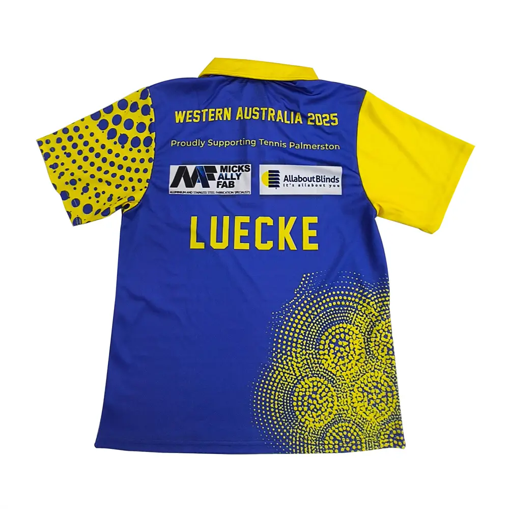 Custom Sublimation Sports Polo Shirt – 100% Polyester Quick-Dry Fabric, Team Logo/Name Printing, OEM/ODM Factory Direct