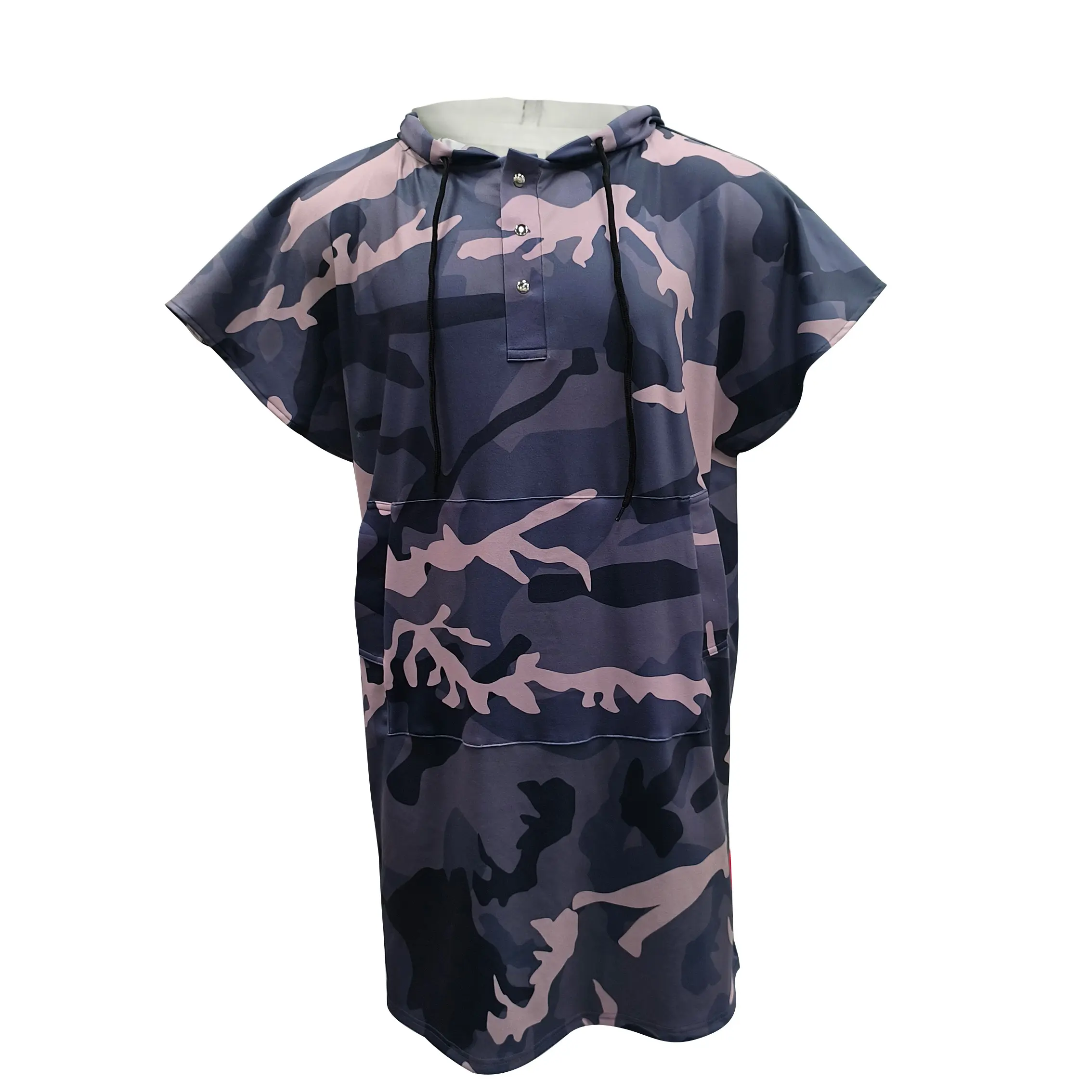 OEM Fashionable High Quality Pullover Sleeveless Hoodie Custom Camouflage Design Suppliers, Products