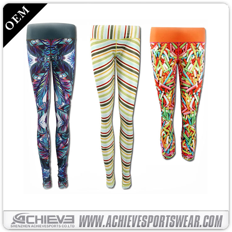 Yoga Leggings Sublimation Technology