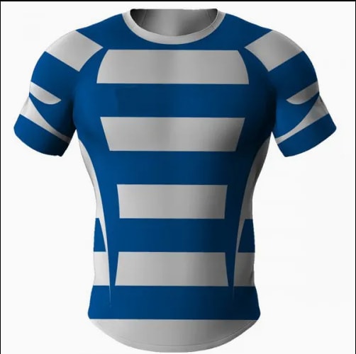 Turquoise Speedline Athletic Rugby Jersey (2)