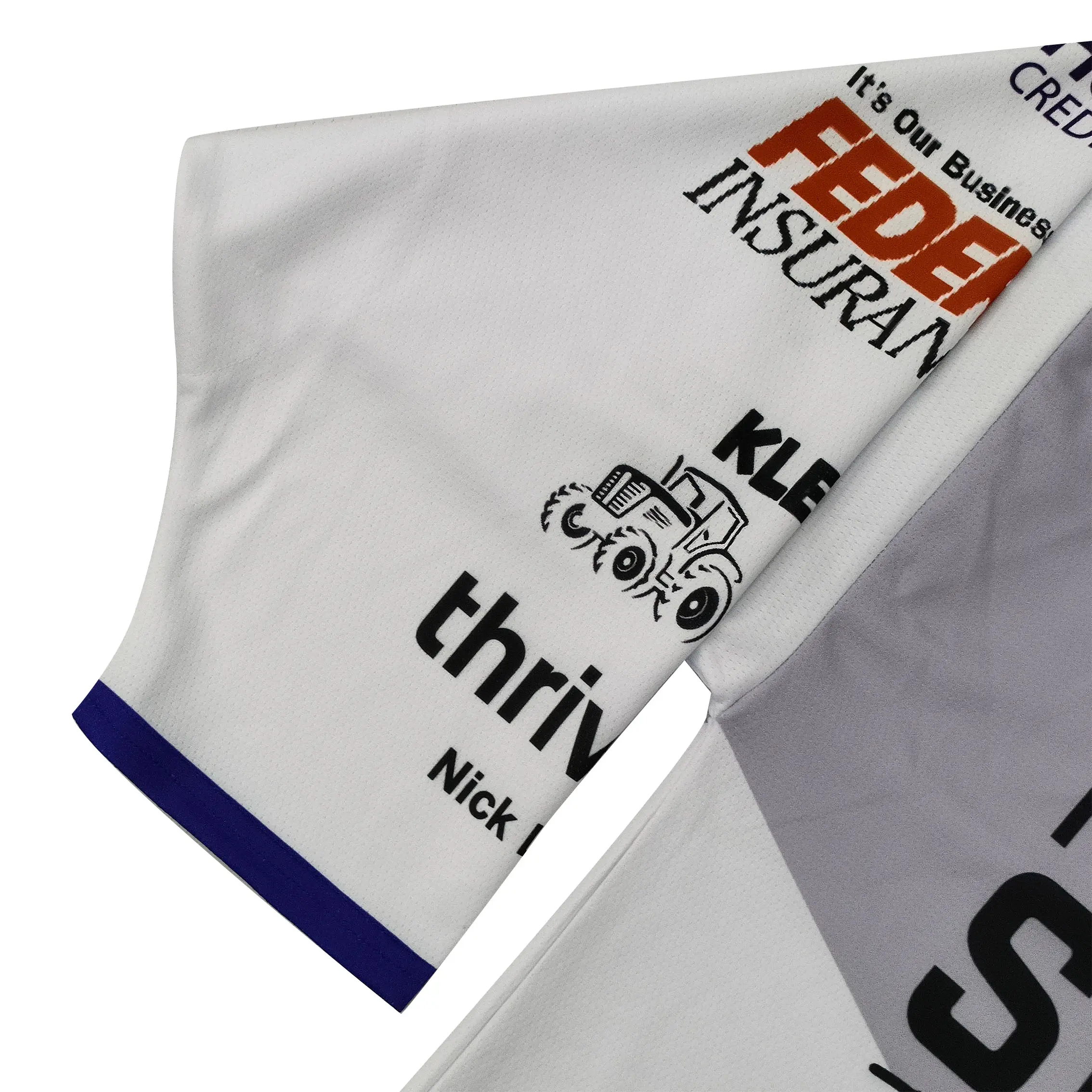 Custom Sublimation Printing 100% Polyester Team Player Ice Hockey Jersey