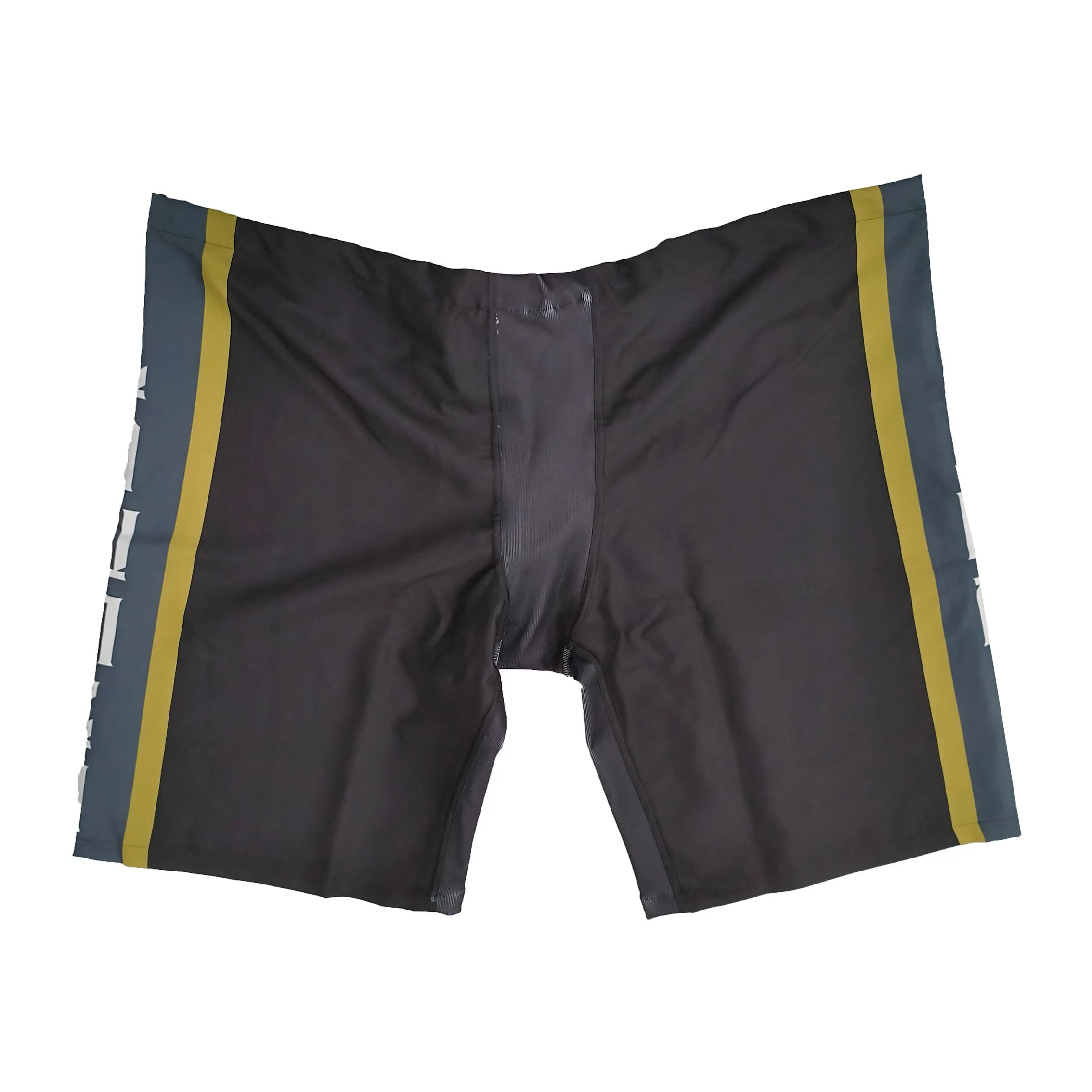 Custom Performance Training Hockey Shorts with Adjustable Waist – Dark Grey