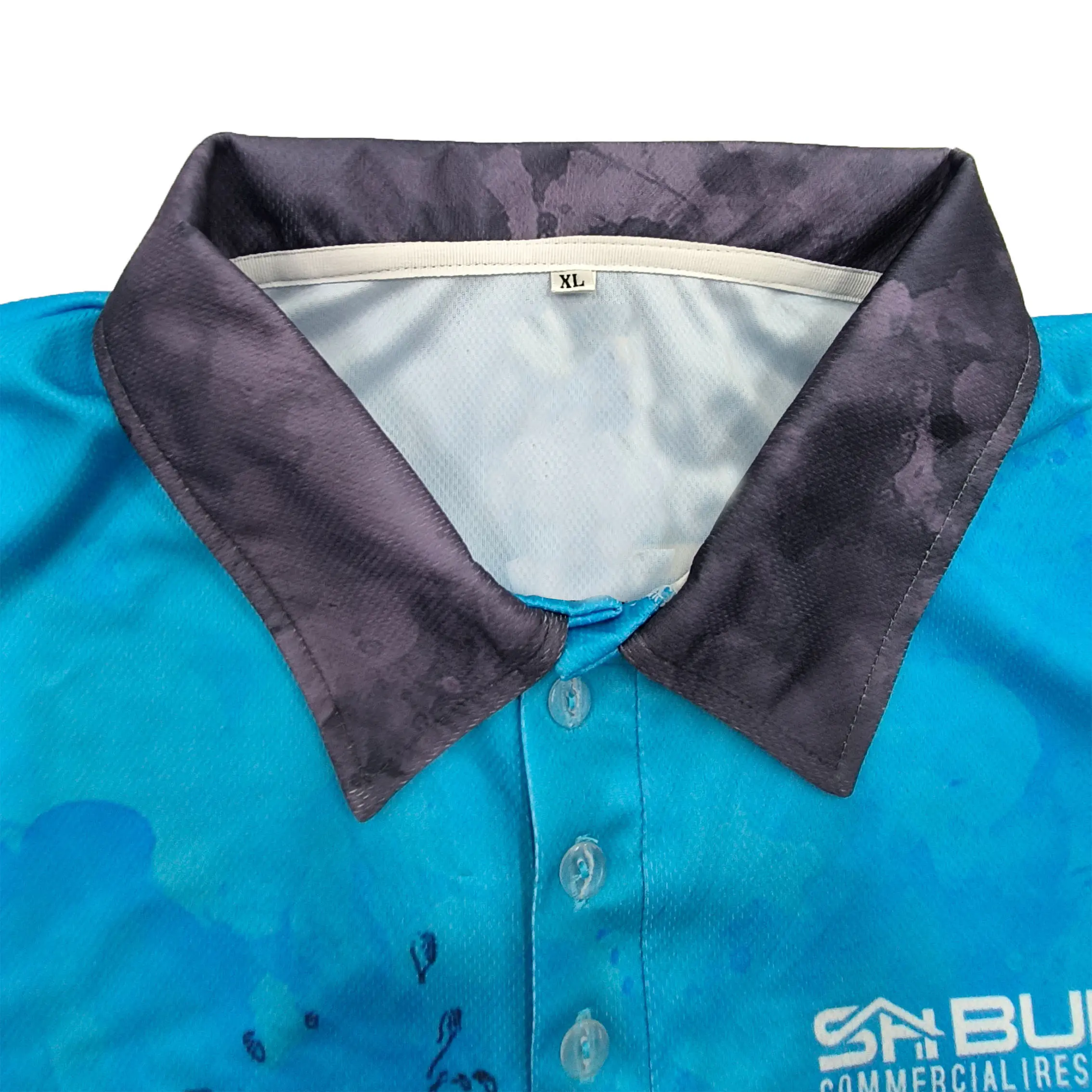 OEM Ocean Series Sublimated Long Sleeve Polo Shirt – Custom Fishing & Workwear Supplier, Product