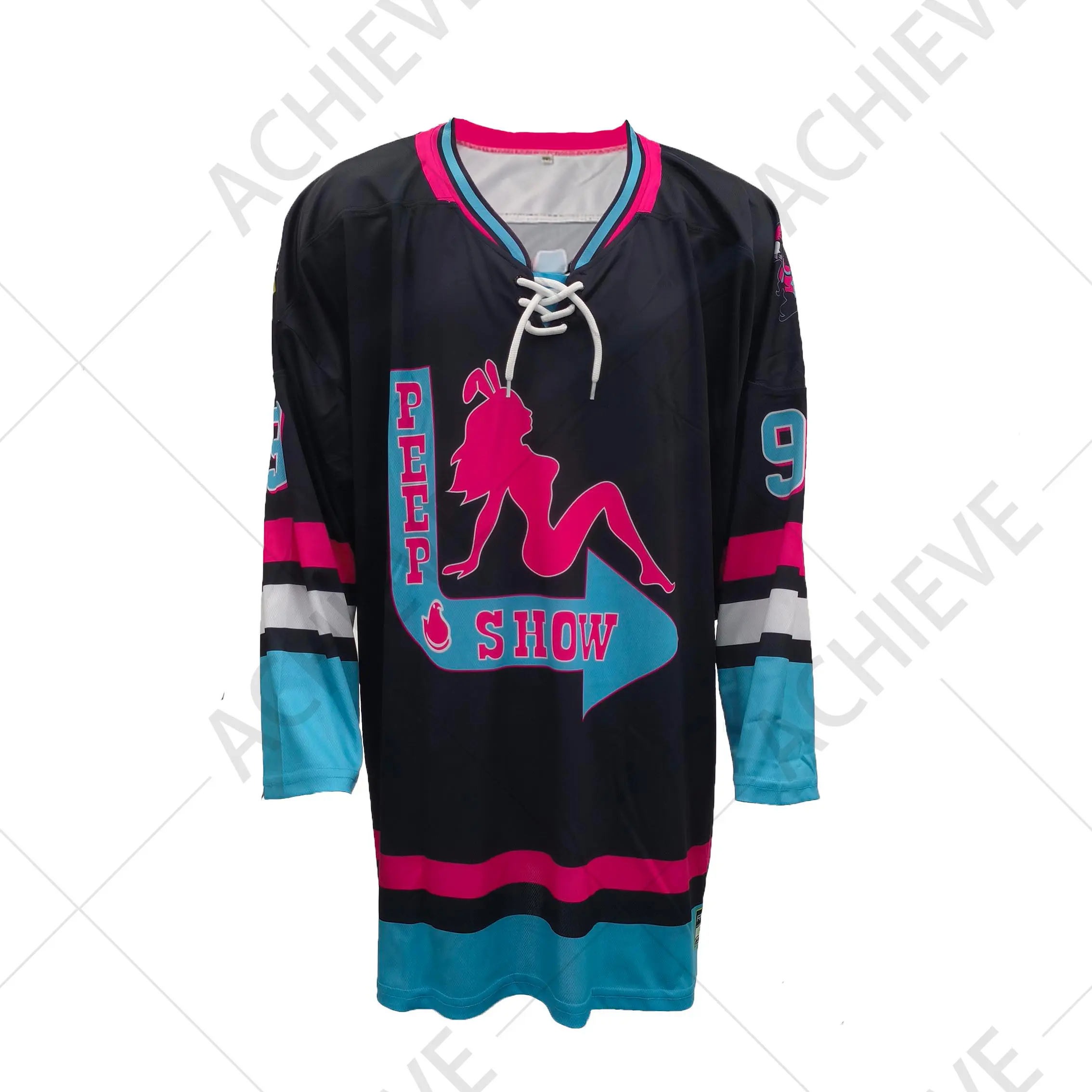 Custom Wholesale Sublimattion Hot New Design 100% Polyester Quicky Try Ice Hockey Jerseys