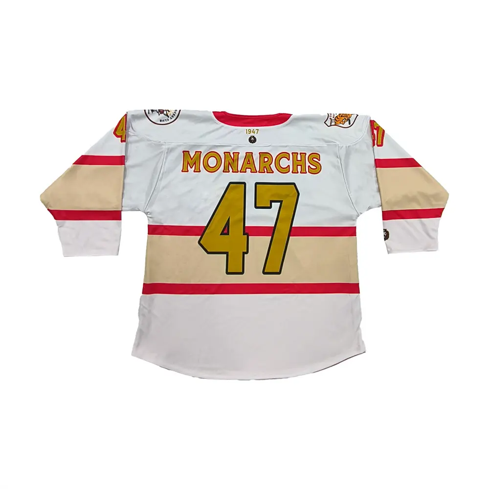 High-Quality 100% Polyester Long Sleeves Sublimation Reversible Hockey Jersey Uniform Cheap Practice Custom High Quality  League/Team Ice Hockey Jerseys Manufacturers, Factory