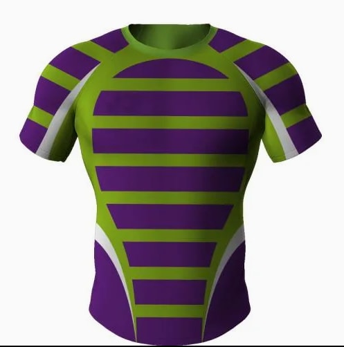 Turquoise Speedline Athletic Rugby Jersey (4)