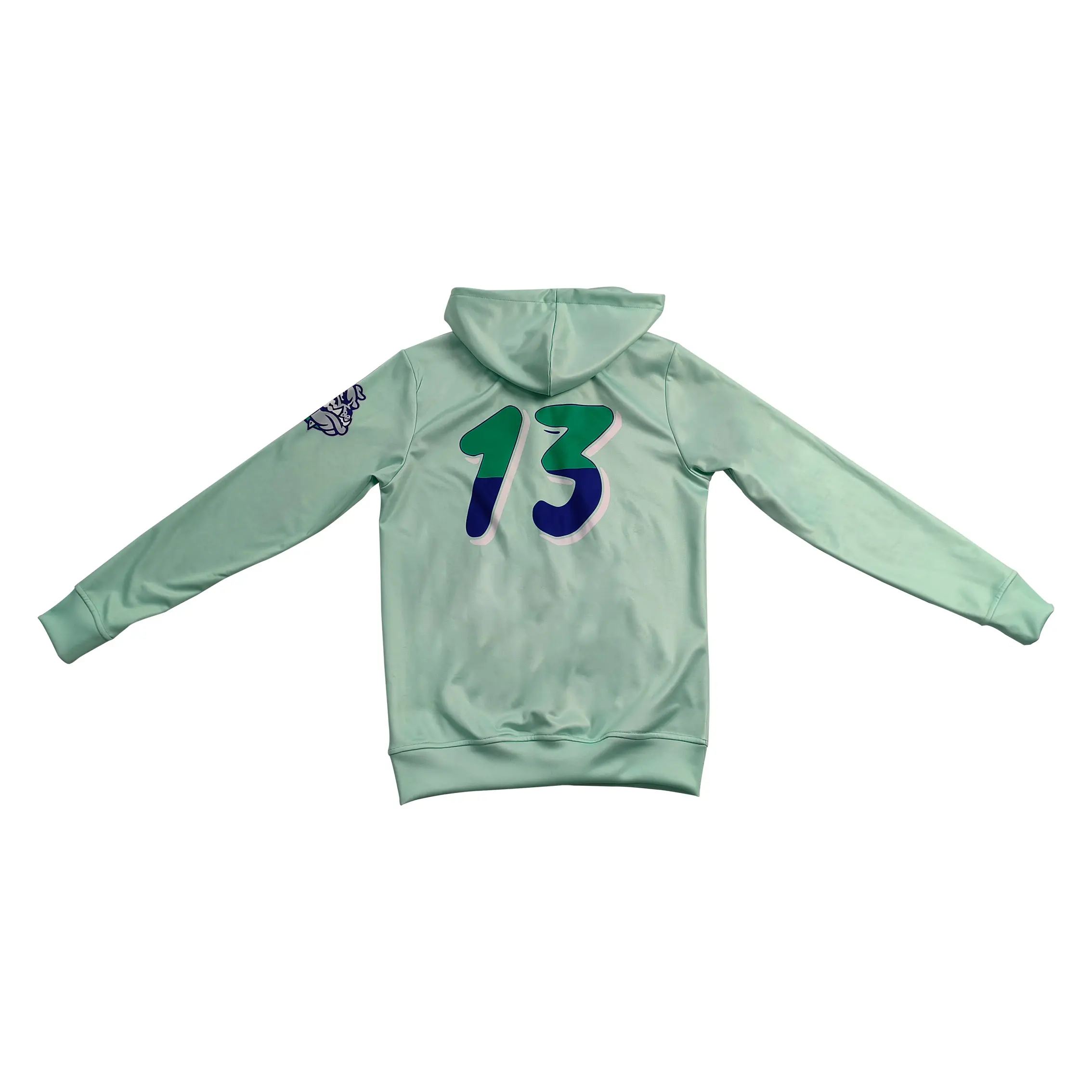 Custom Lace-Up Hockey Style Hoodie – Lightweight Polyester, Team Logo Sublimation