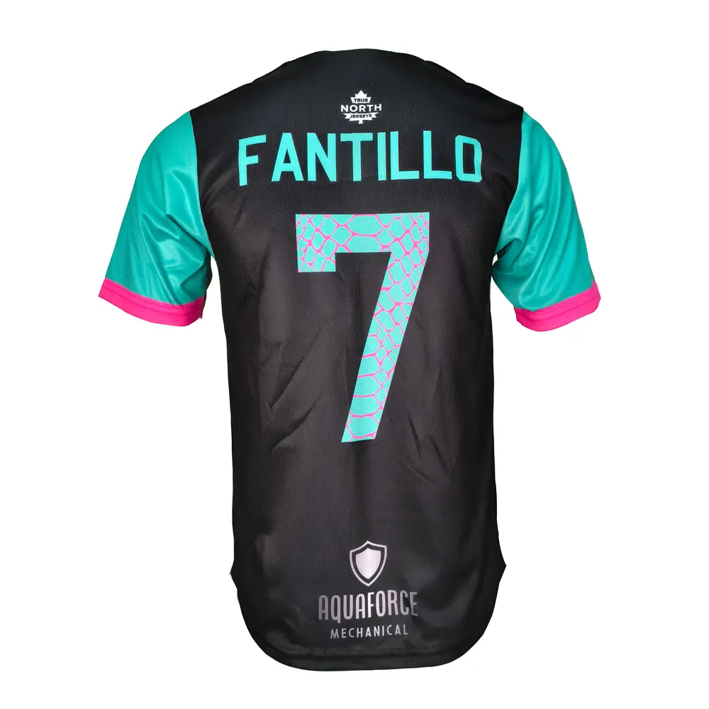 Wholesale Black Teal Custom Sublimated Baseball Jersey Factory, Products