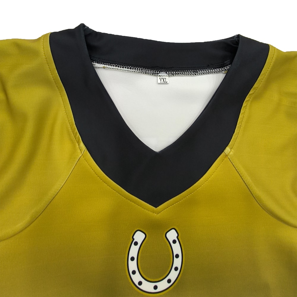Custom Designed Short Sleeve High Quality Polyester American Football Uniforms detail (1)