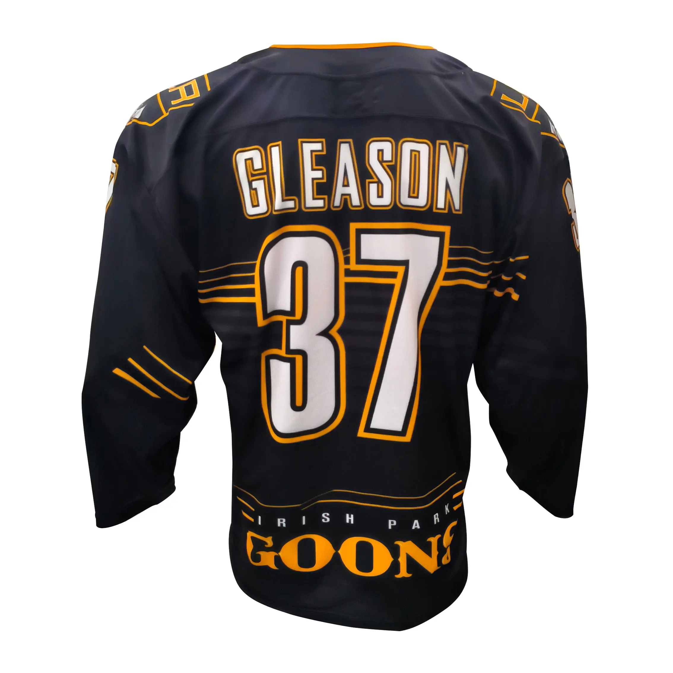 ODM Full Sublimation Printing 100% Polyester Ice Hockey Jersey Round Neck Ice Hockey Jerseys Manufacturers, Supplier