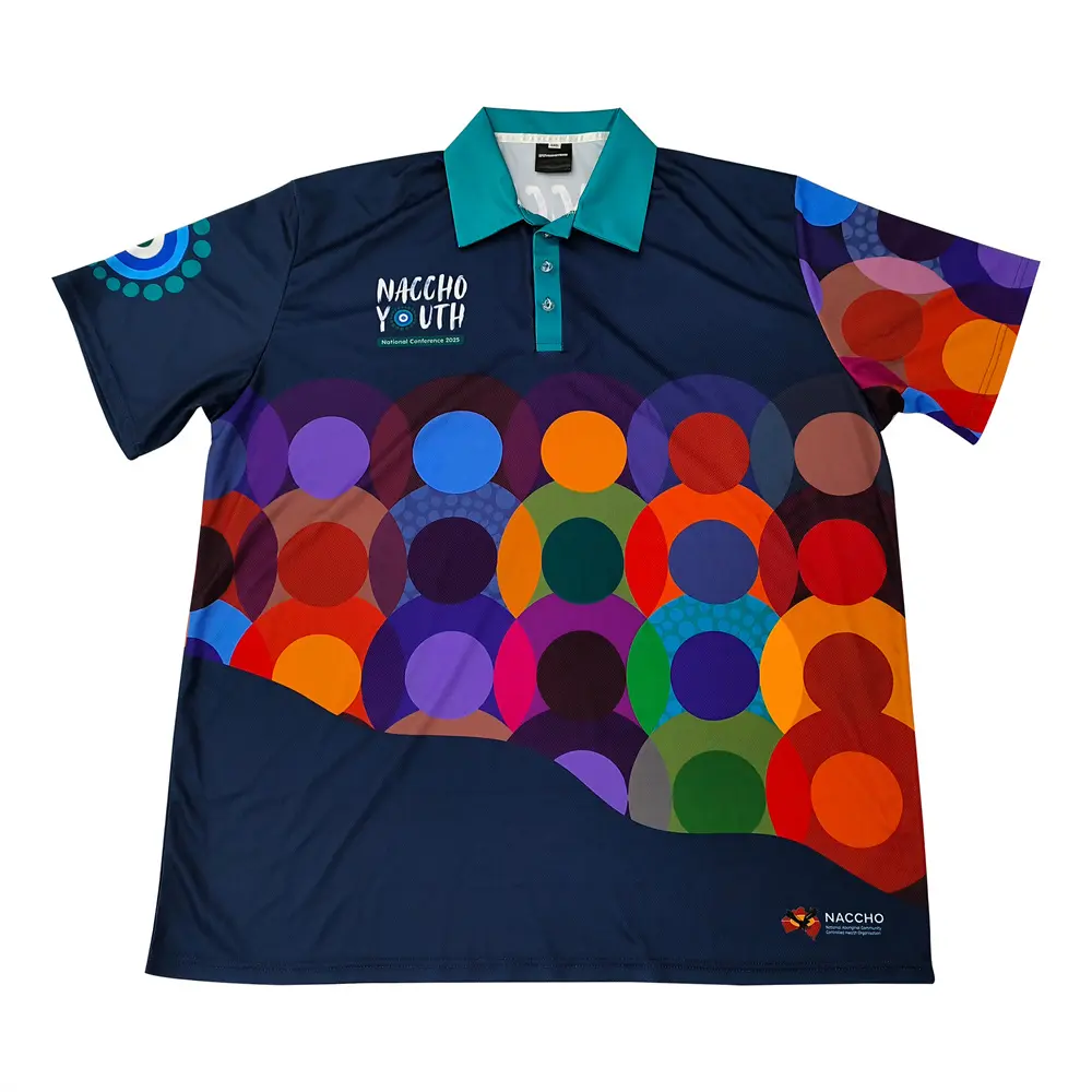 OEM Personalized Pattern Sublimation Printing Men Clothes Custom Polo Shirt Supplier, Factory